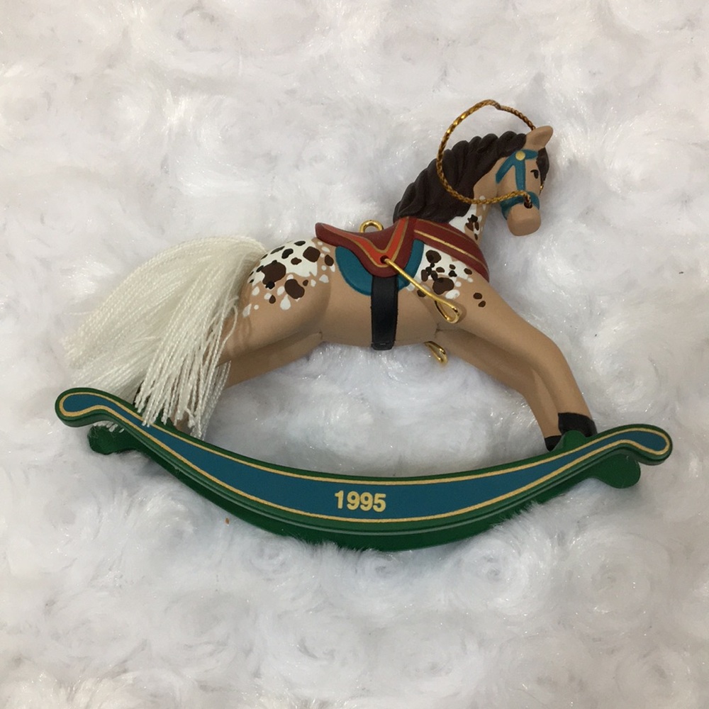 Hallmark 1995 Rocking Horse Christmas Ornament